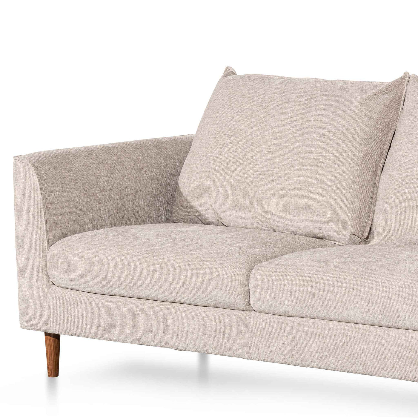2 Seater Fabric Sofa - Oyster Beige