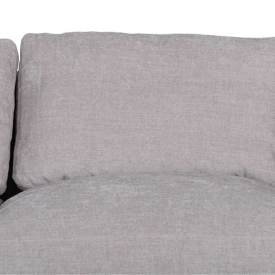 4 Seater Fabric Sofa - Oyster Beige