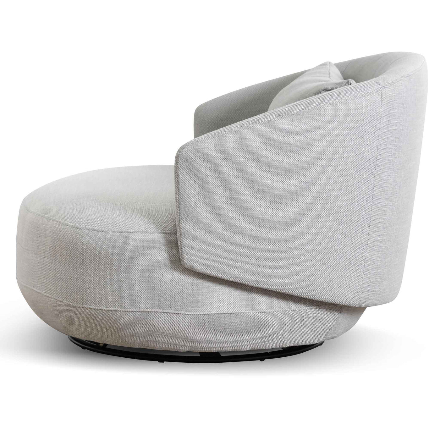 Fabric Armchair - Light Texture Grey