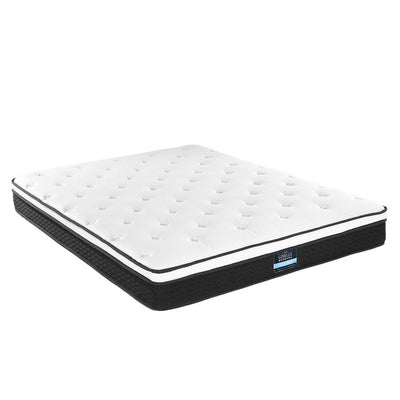Double - Euro Top - Bonnell Spring Mattress - 21cm Thick