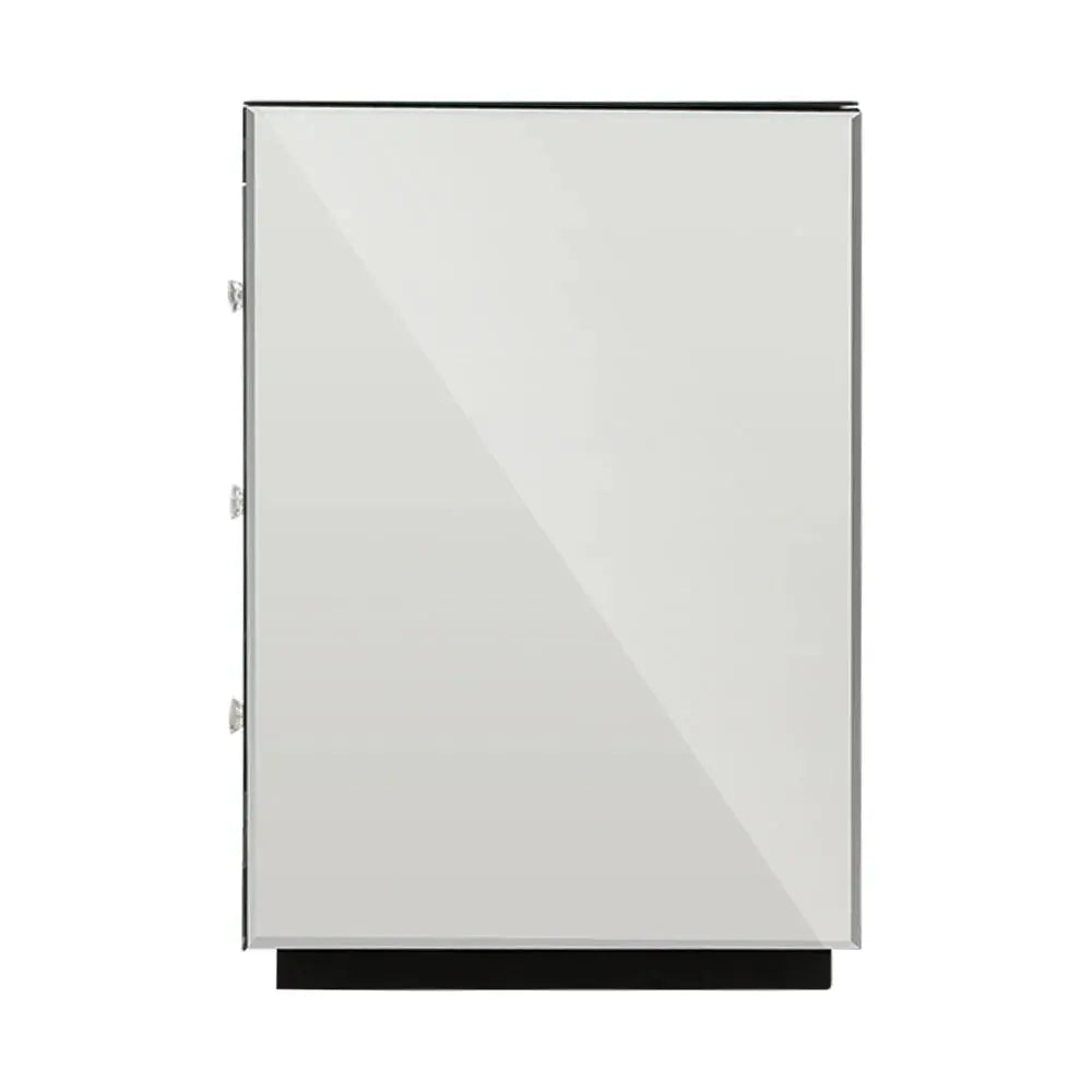 Mirrored Bedside Table Drawers Furniture Mirror Glass Presia Silver – Modern Luxury Furniture – Furniture Valley Australia