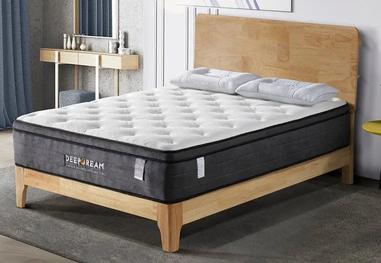 Queen - Latex Foam 34cm - Euro Top Mattress - 5 Zone Pocket Spring