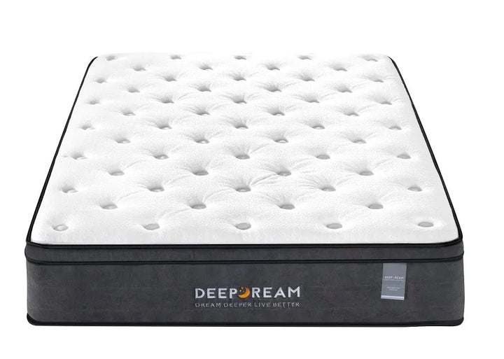 Queen - Latex Foam 34cm - Euro Top Mattress - 5 Zone Pocket Spring