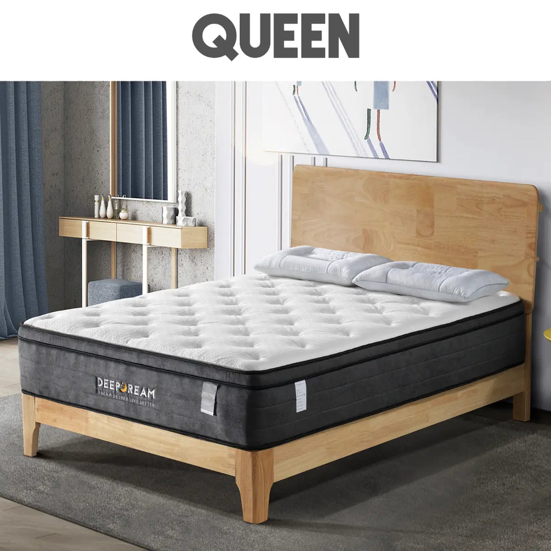 Queen - Latex Foam 34cm - Euro Top Mattress - 5 Zone Pocket Spring – Modern Luxury Furniture – Furniture Valley Australia