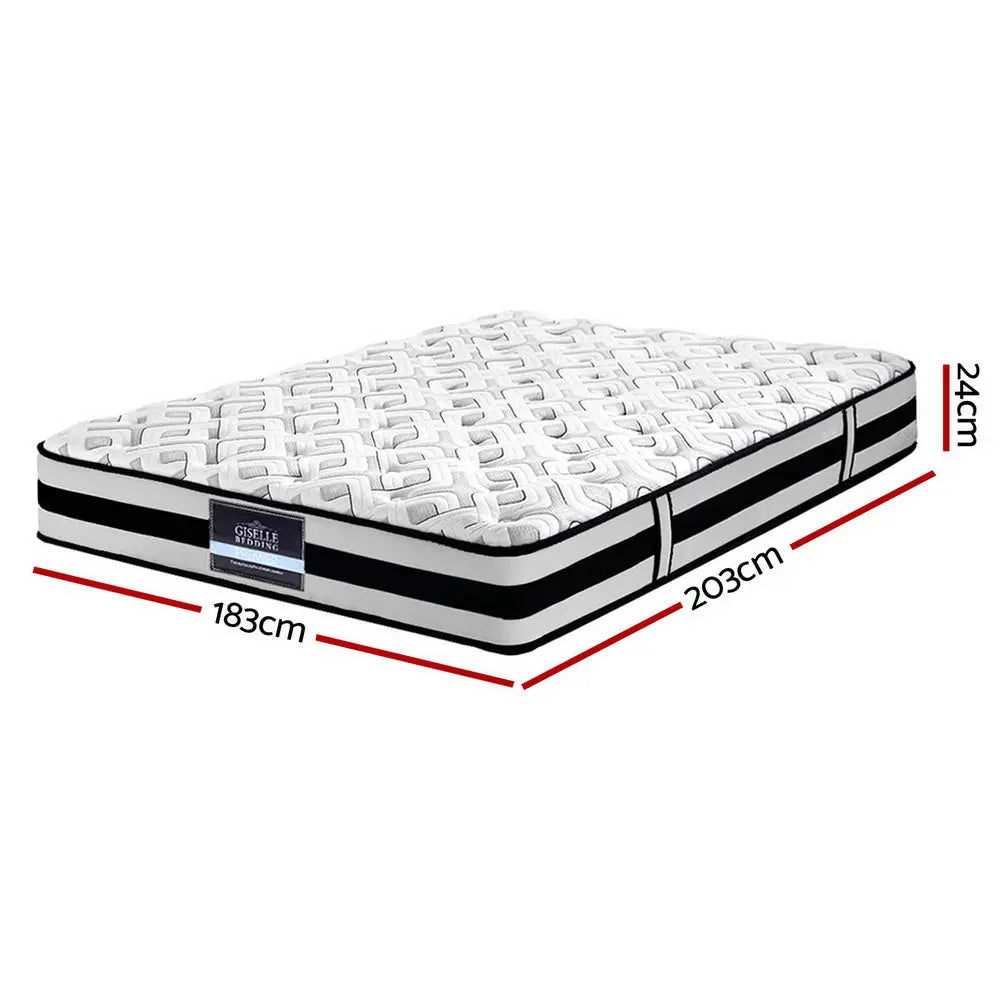 Tight Top Pocket Spring Mattress 24cm Thick ‚ King – Modern Luxury Furniture – Furniture Valley Australia