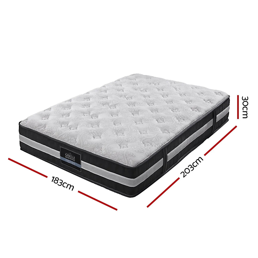 Tight Top Pocket Spring Mattress 30cm Thick ‚ King – Modern Luxury Furniture – Furniture Valley Australia