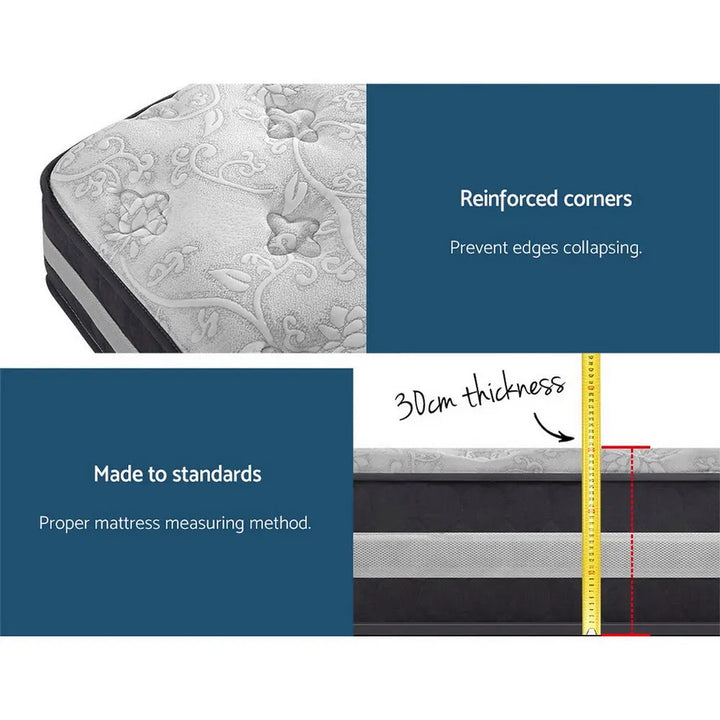 Tight Top Pocket Spring Mattress 30cm Thick ‚Double