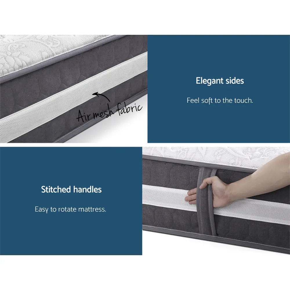 Tight Top Pocket Spring Mattress 30cm Thick ‚Double – Modern Luxury Furniture – Furniture Valley Australia
