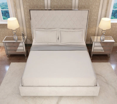 Zarina Luxury Bed Frame White King INTEX