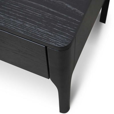 Bedside Table - Black Veneer