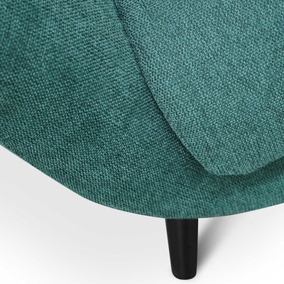 Armchair - Green Fabric