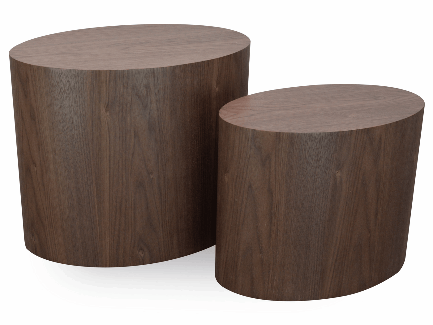 Scandinavian Wooden Side Tables - Walnut