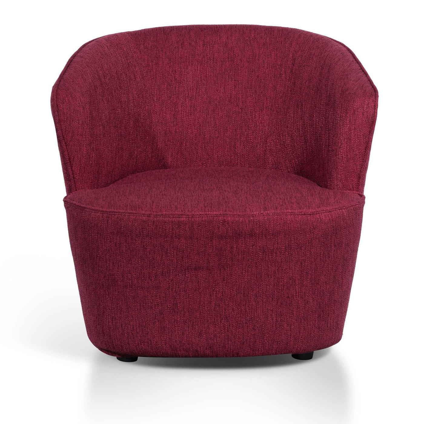 Fabric Armchair - Garnet Red