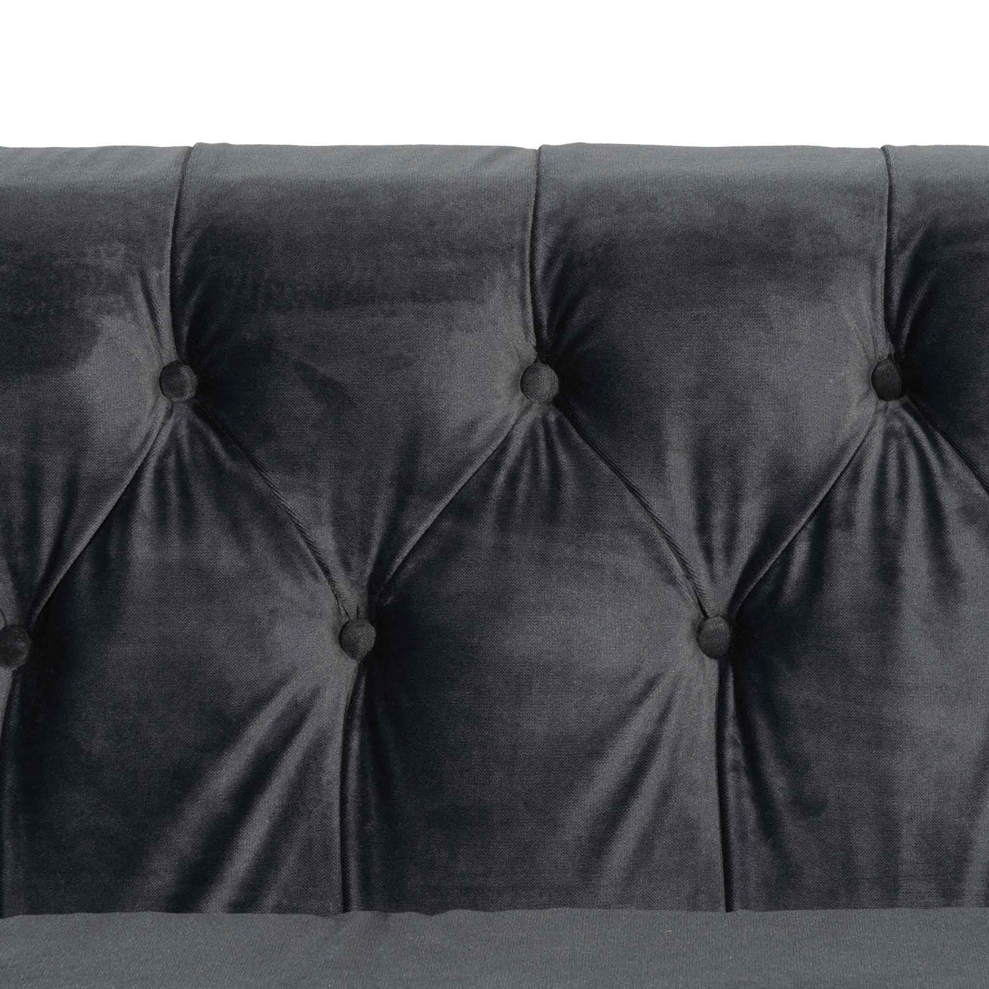 2 Seater Sofa - Cosmic Grey velvet