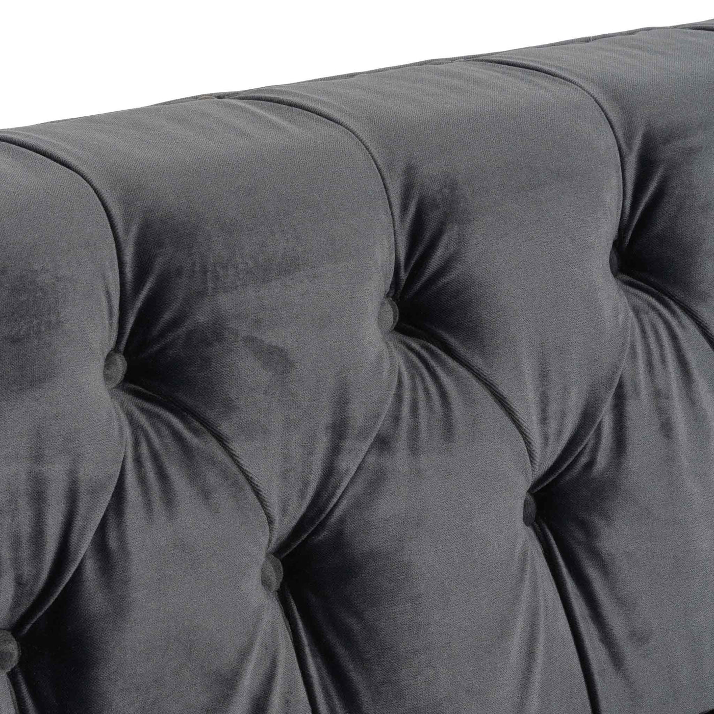 2 Seater Sofa - Cosmic Grey velvet