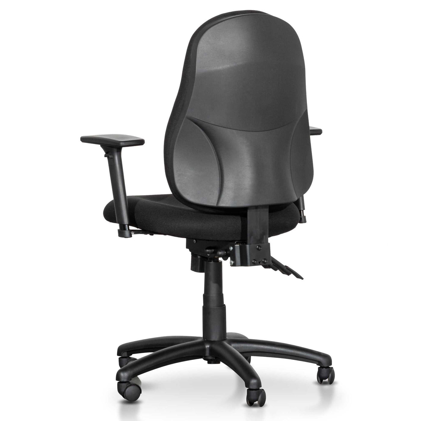 High Back Fabric Office Chair - Black
