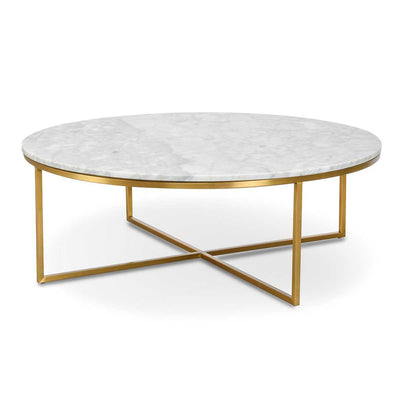 100cm Round Marble Coffee Table