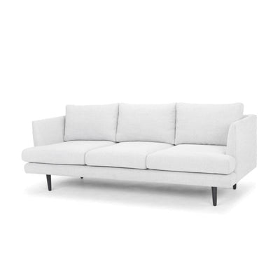 3 Seater Sofa - Light Texture Grey with black legs