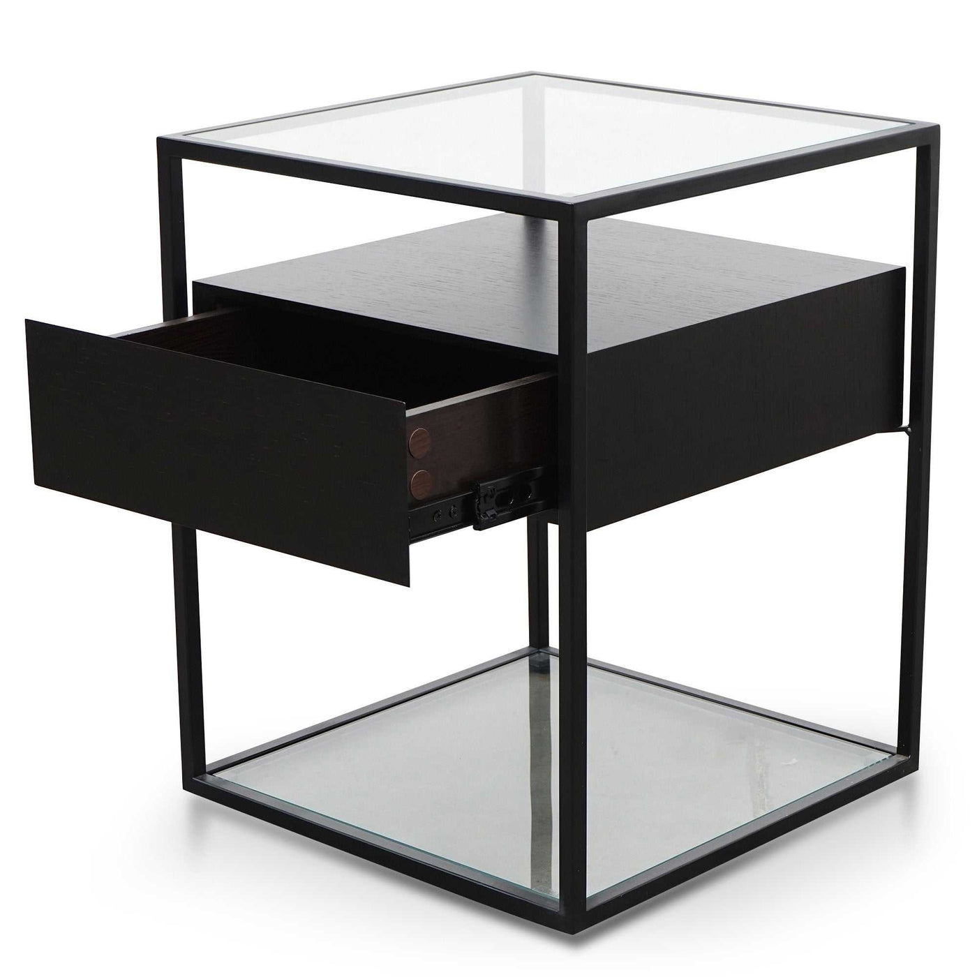 Scandinavian Side Table - Full Black