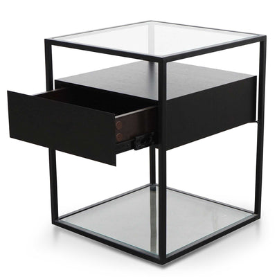 Scandinavian Side Table - Full Black