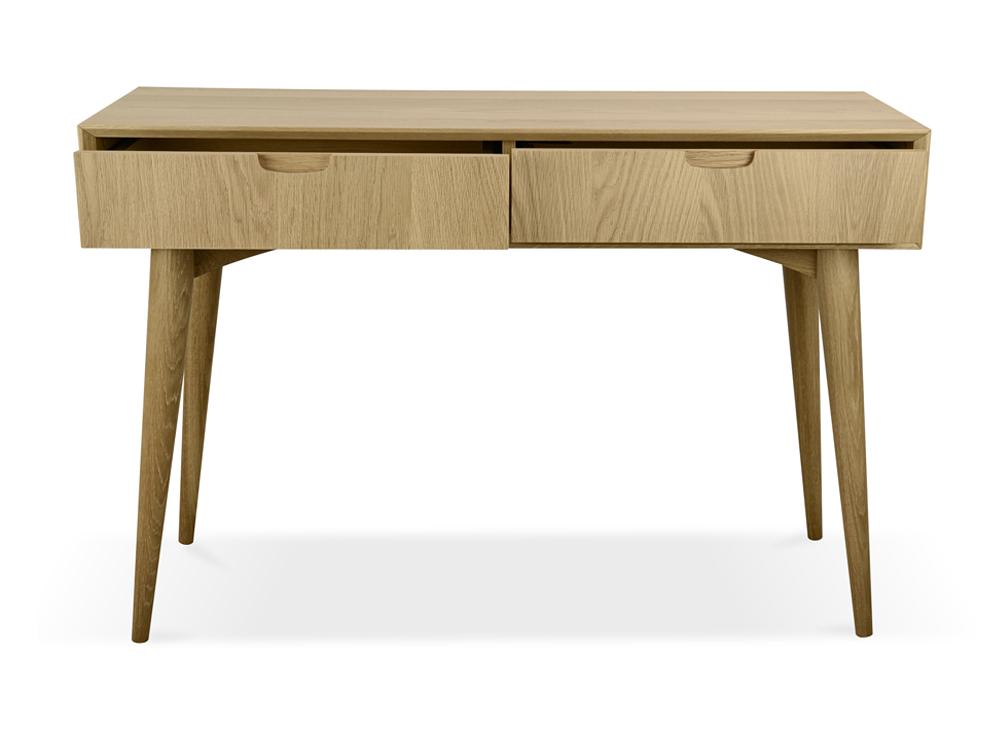 Wood Console Table with Drawers