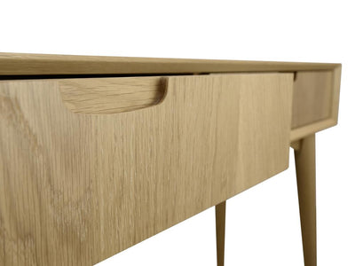 Wood Console Table with Drawers