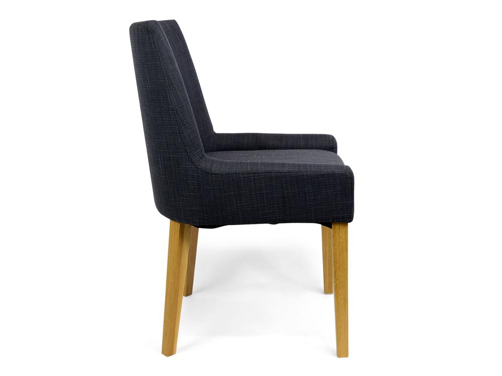 Back Steel Upholstered Dining Chair