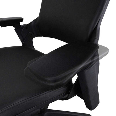 Ergonomic Leather Office Chair - Black