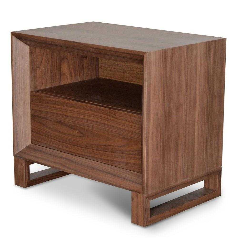 Bedside Table - Walnut