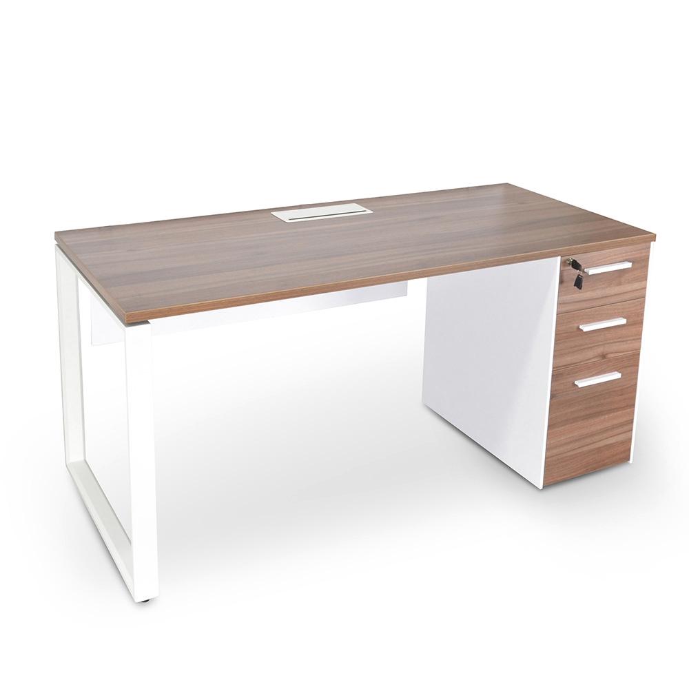 160cm Seater Office Desk - Walnut