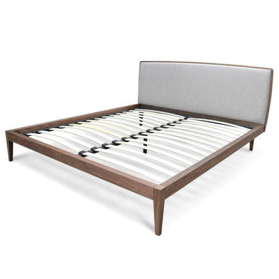 Queen Sized Bed Frame - Walnut