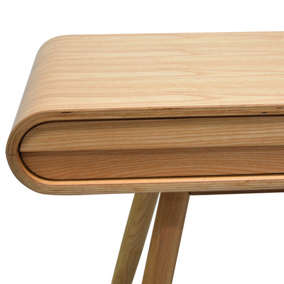 Narrow Wood Console Table- Natural