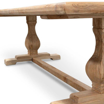 Dining Table 1.98m - Rustic Natural