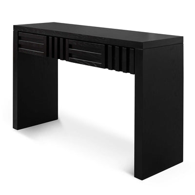 1.3m Console Table - Textured Expresso Black