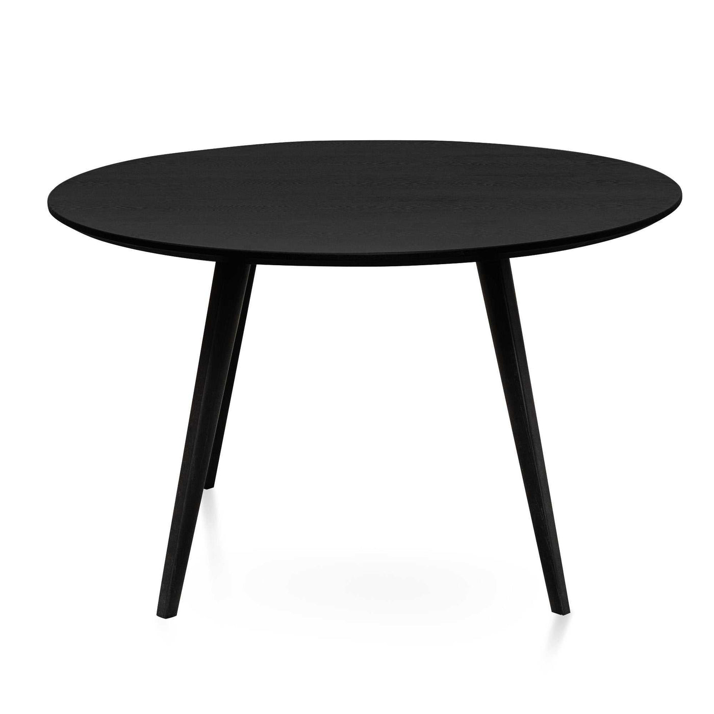 1.2m Veneer Wooden Dining Table - Full Black