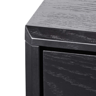 3 Drawers Dressing Table - Black Oak