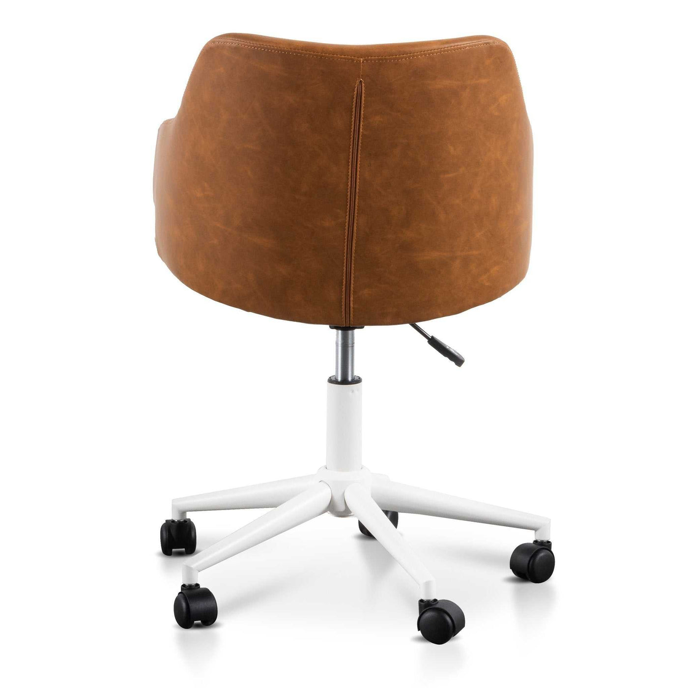 Office Chair - Tan with White Base