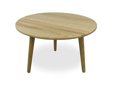66cm Round Coffee Table - Natural
