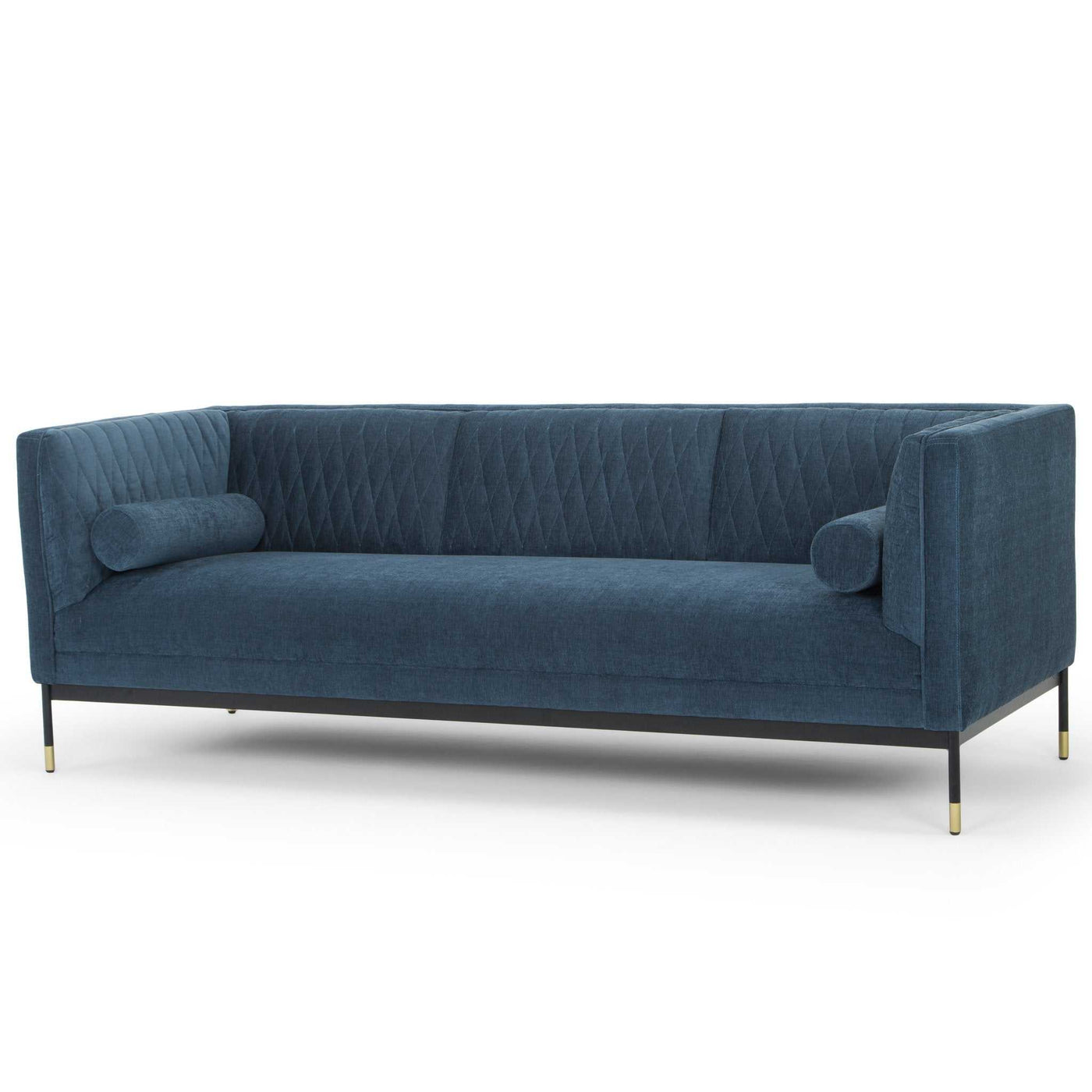 3 Seater Fabraic Sofa - Dusty Blue