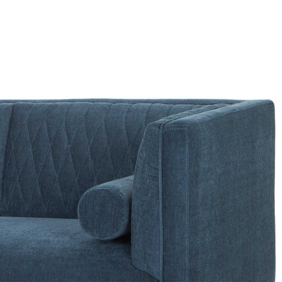 3 Seater Fabraic Sofa - Dusty Blue