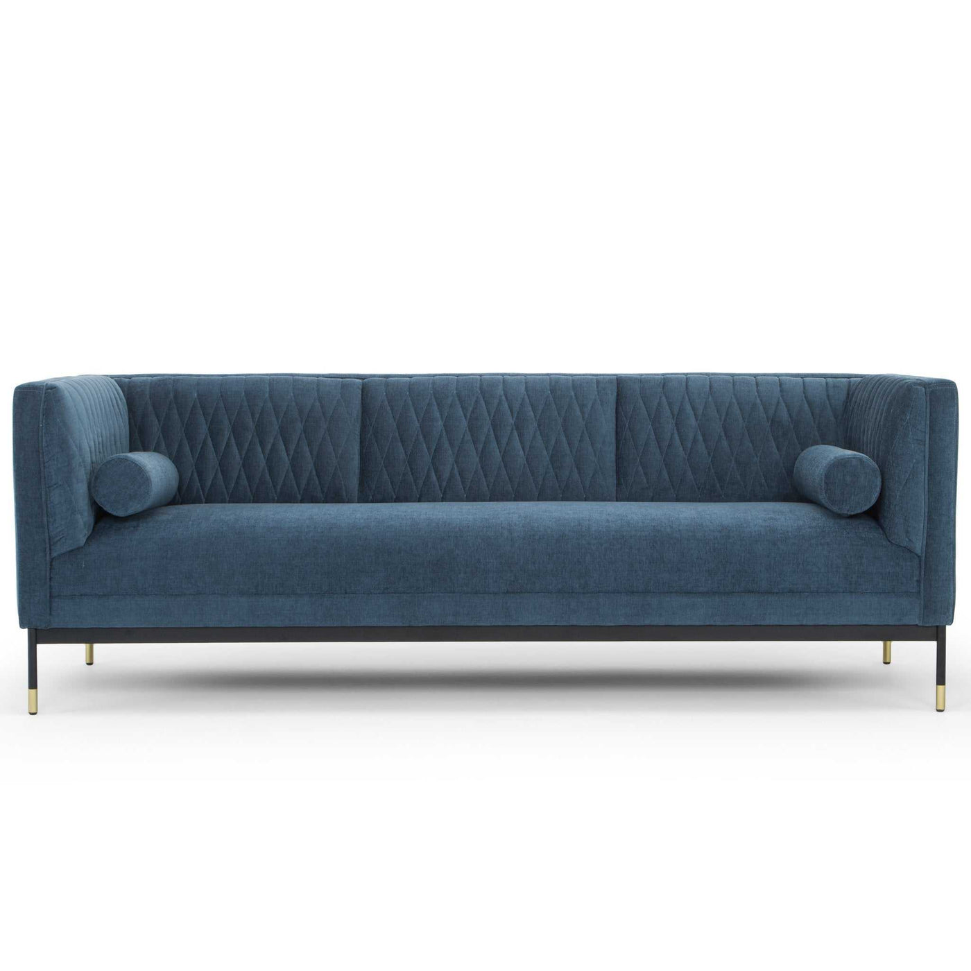 3 Seater Fabraic Sofa - Dusty Blue