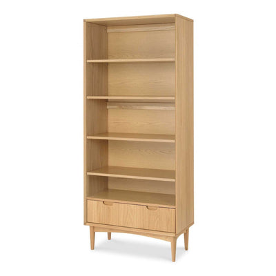 Wide Bookcase - Natural