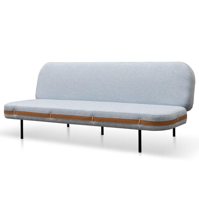3 Seater Sofa Bed - Light Blue