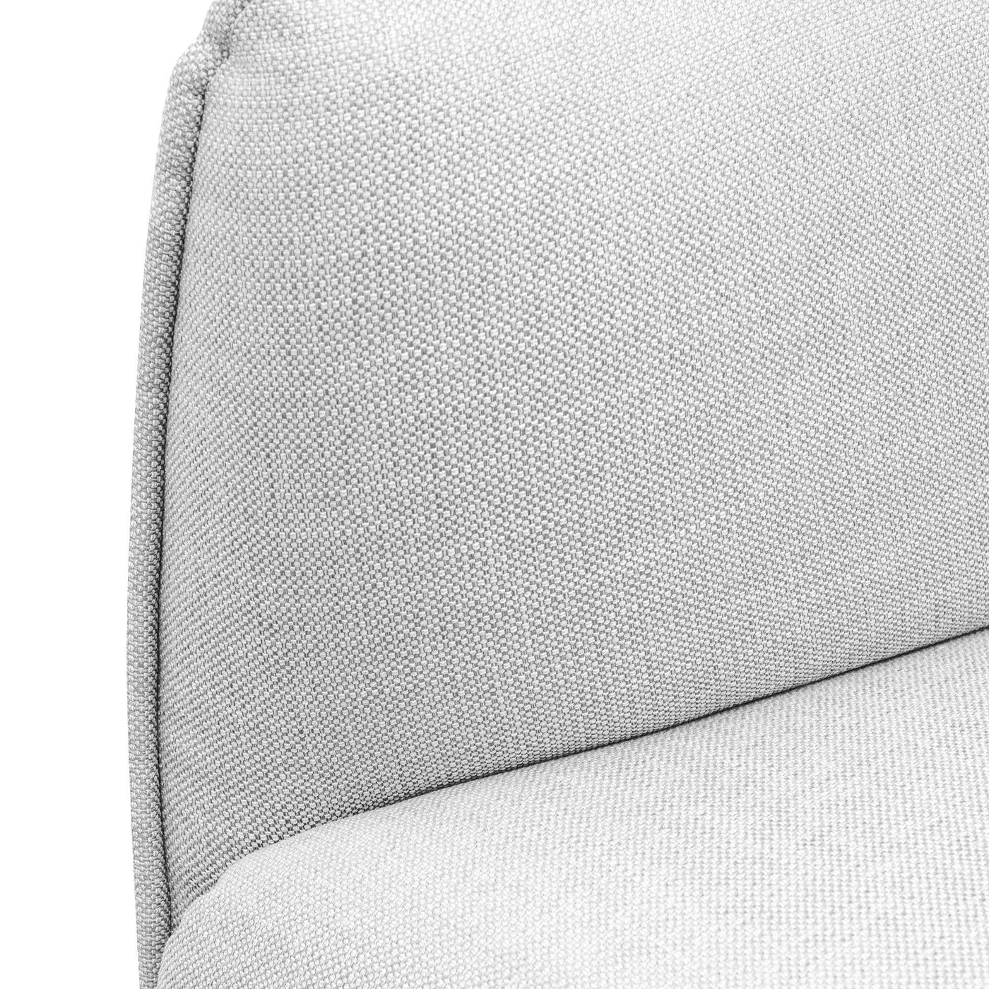 3 Seater Fabric Sofa- Light Texture Grey