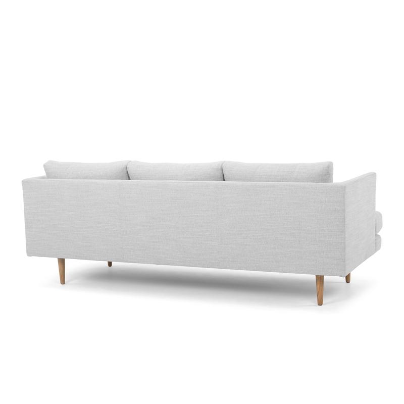 3 Seater Sofa - Light Texture Grey