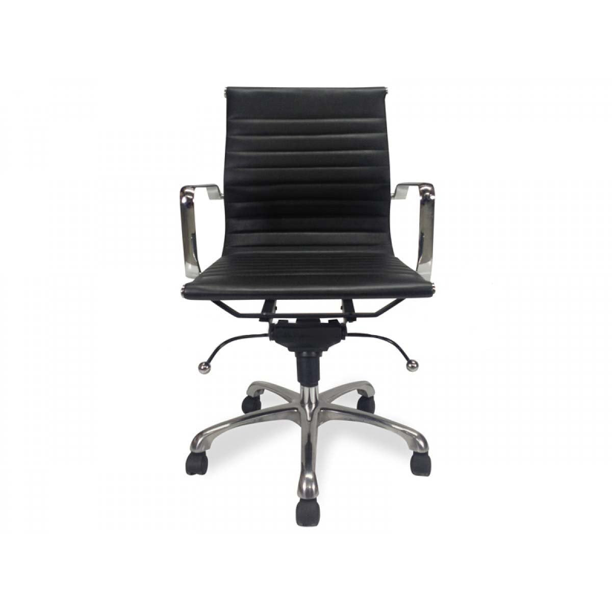 Leather Office Chair - Black