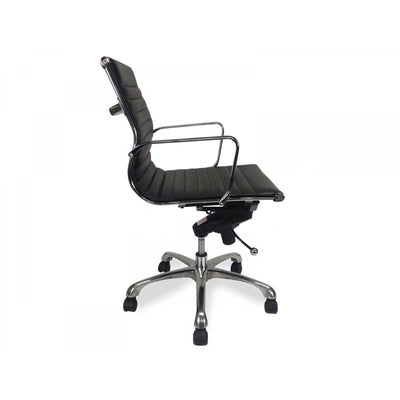 Leather Office Chair - Black