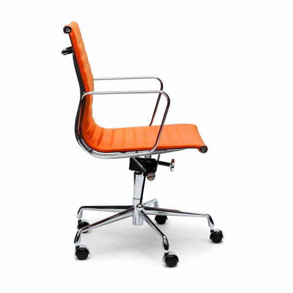 Boardroom PU Leather Office Chair - Orange