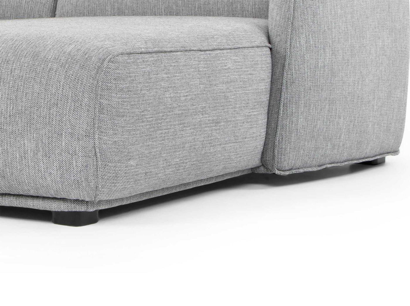 3 Seater Right Chaise Sofa - Graphite Grey