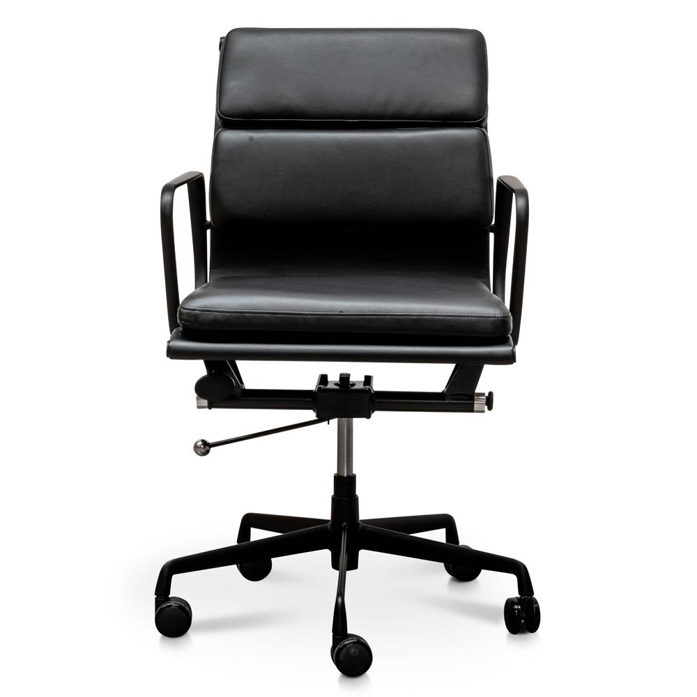 Low Back Office Chair - Full Black
